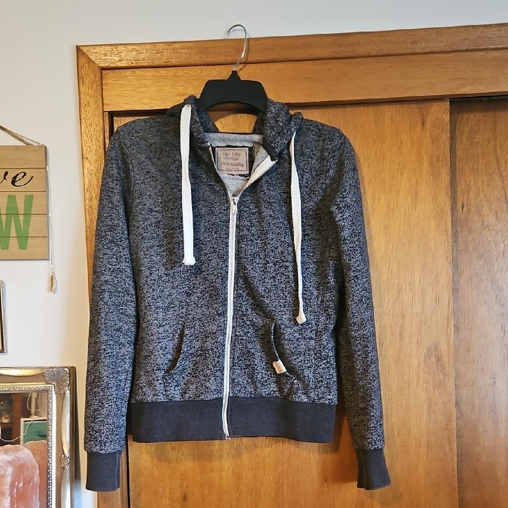 Grey heathered Hoodie sz medium